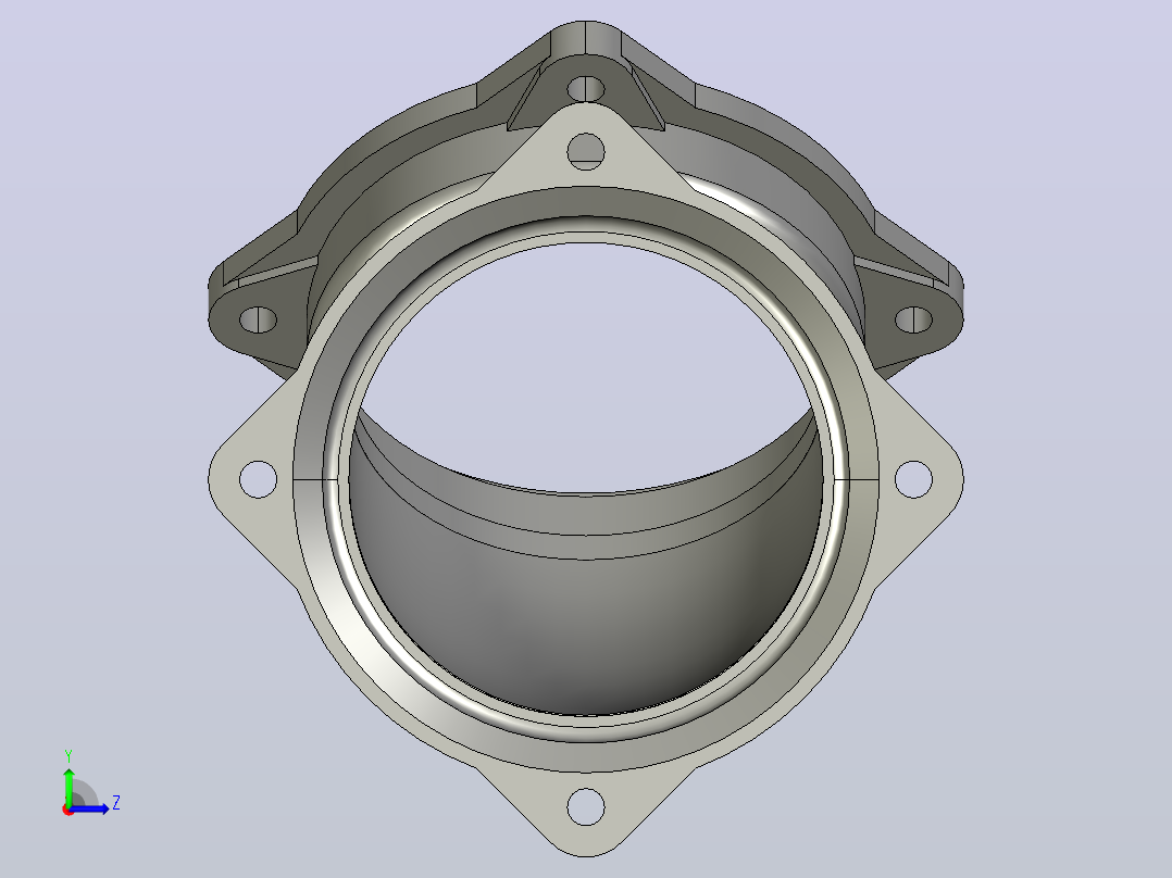 GB╱T 12772-2008[B型45°弯头Ⅱ型DN150]左视图