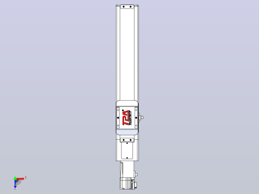 滚珠丝杠直线轴带导轨全封闭TPA-HCR-65S-1610C-L250-M-C-P10-N3俯视缩略图