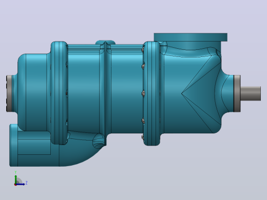 旋转螺杆式压缩机左视缩略图