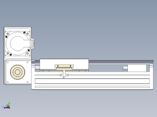 皮带直线轴半封闭可选导轨TPA-HNB-175D-140-L100-LU-C-P75-N3右视缩略图