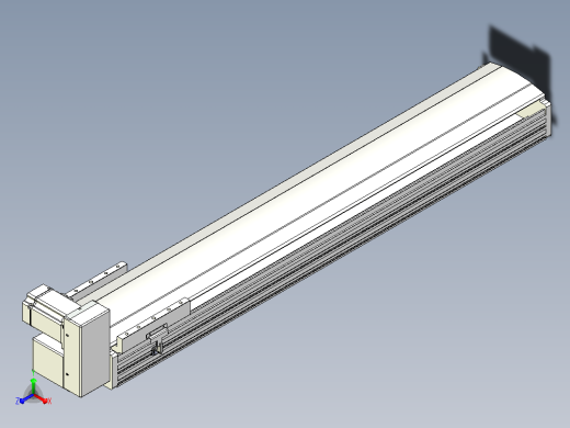 皮带直线轴半封闭可选导轨TPA-HNB-202D-140-L950-RU-C-P75-N3主视缩略图