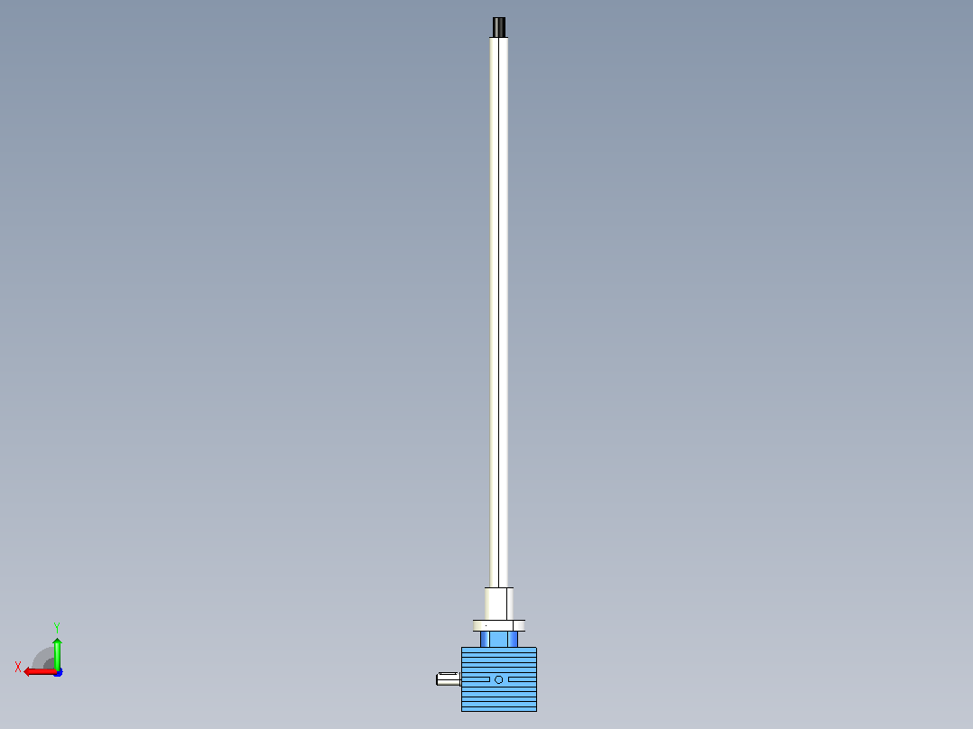 SJA5螺母螺旋升降机[SJA5-R-V1-500-NF-P1RH-FCP]后视图