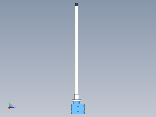 SJA5螺母螺旋升降机[SJA5-R-V1-500-NF-P1RH-FCP]左视缩略图