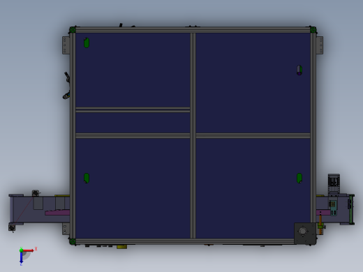 顶盖分总成弧焊夹具x_t俯视缩略图