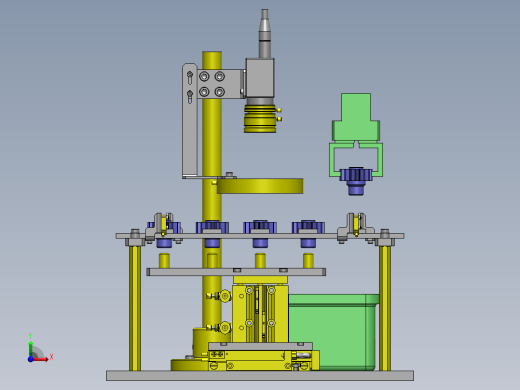 提升转移机构前视缩略图