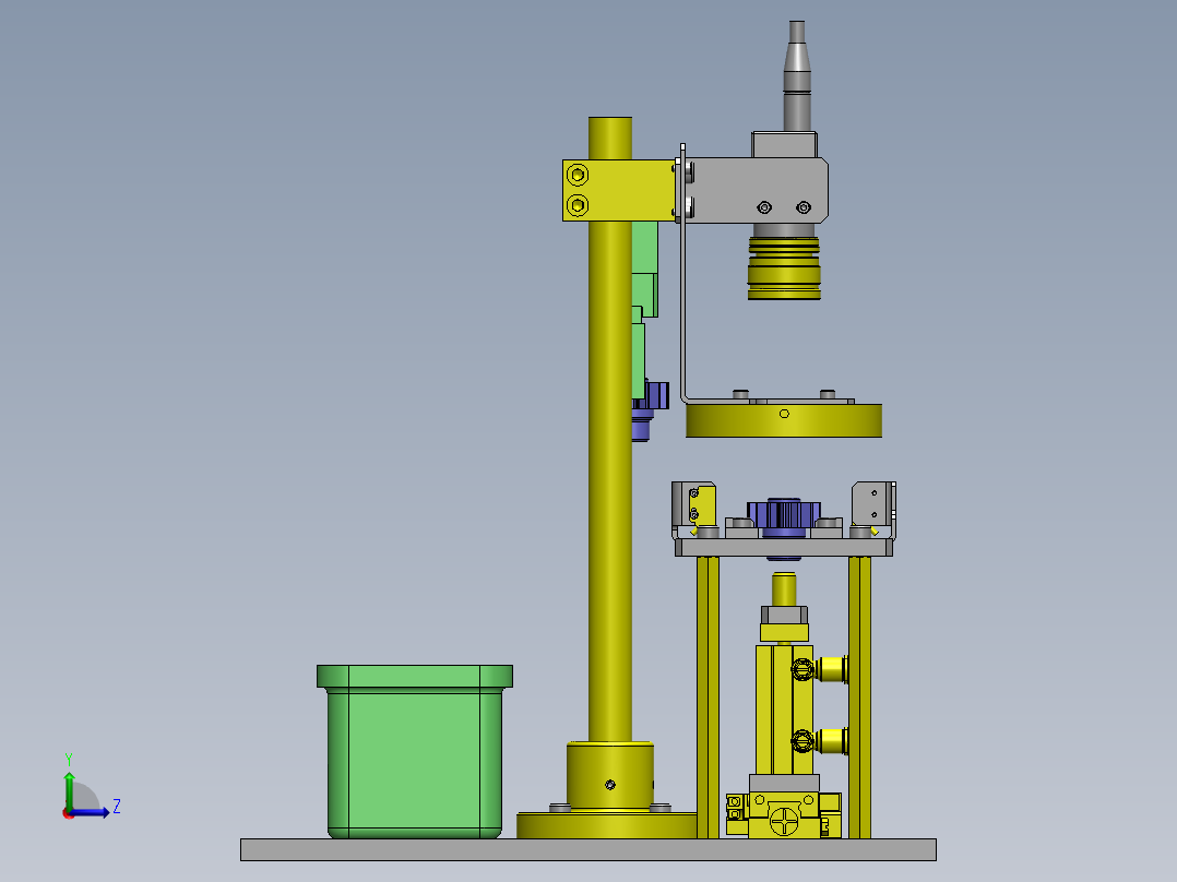提升转移机构左视图