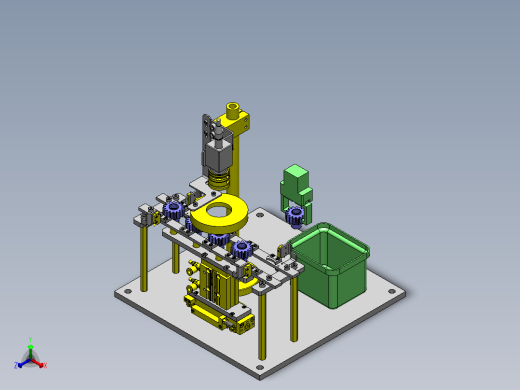 提升转移机构正等轴测缩略图