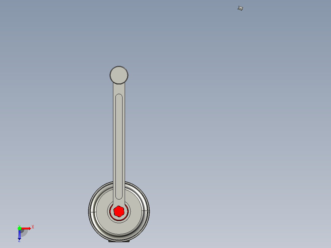 汽车卸胎器的设计与仿真俯视图