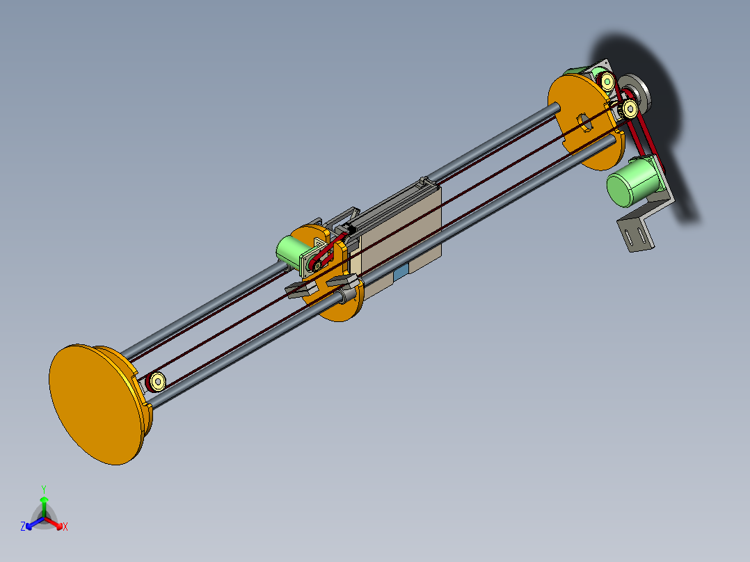 智能圆柱型共享书柜设备pro5.0.zip正等轴测图
