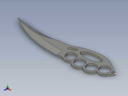 指虎匕首（弯）