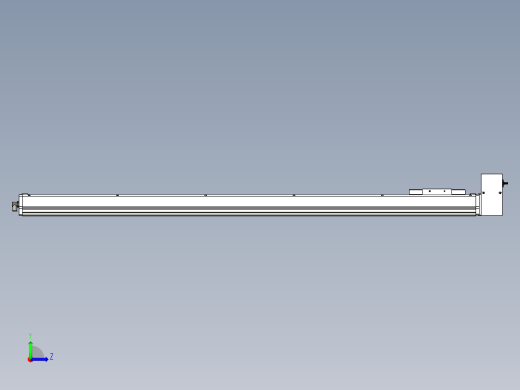 Toyo东佑达直线模组-ECB14-1250-LU左视缩略图