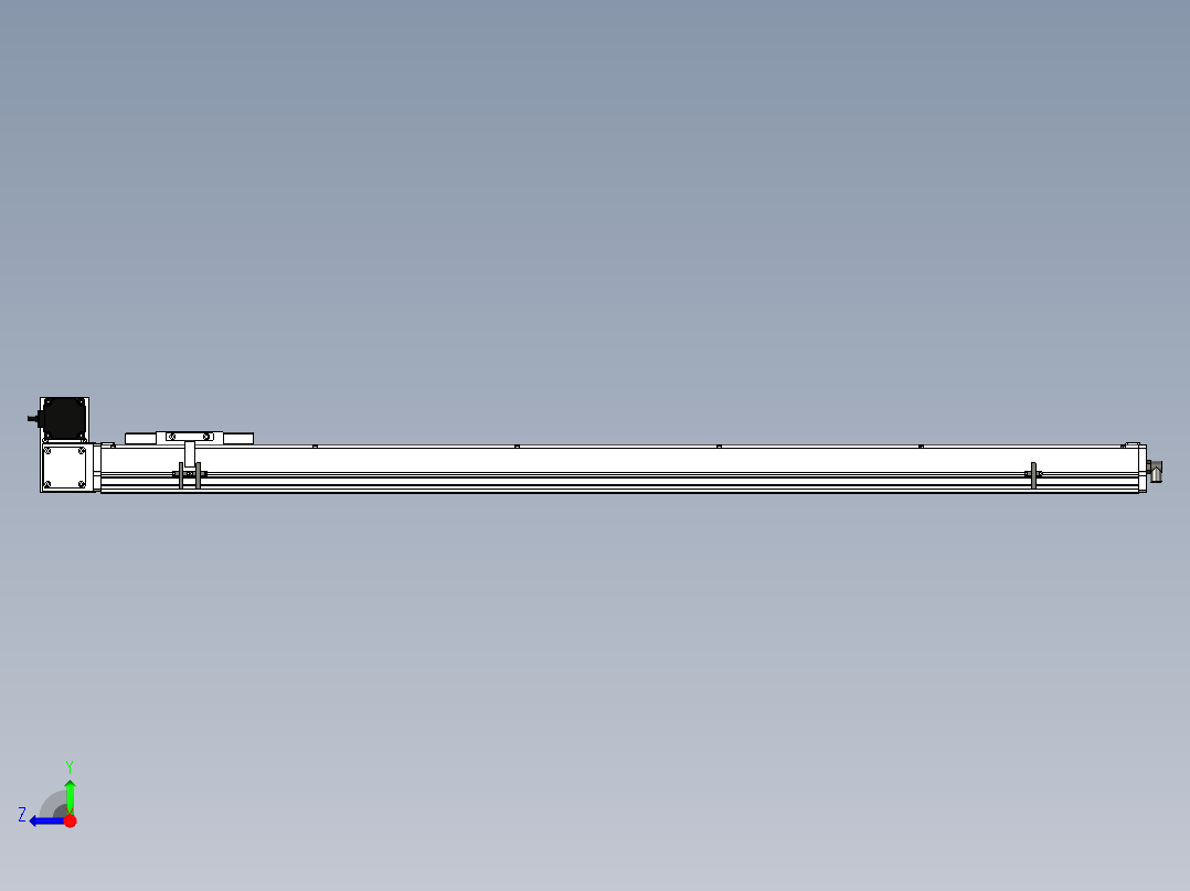 Toyo东佑达直线模组-ECB14-1250-LU右视图