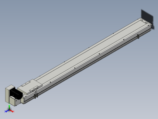 Toyo东佑达直线模组-ECB14-1250-LU正等轴测缩略图