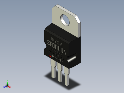 二极管-TO-220AB_Normal_Generic_rev1.1正等轴测缩略图