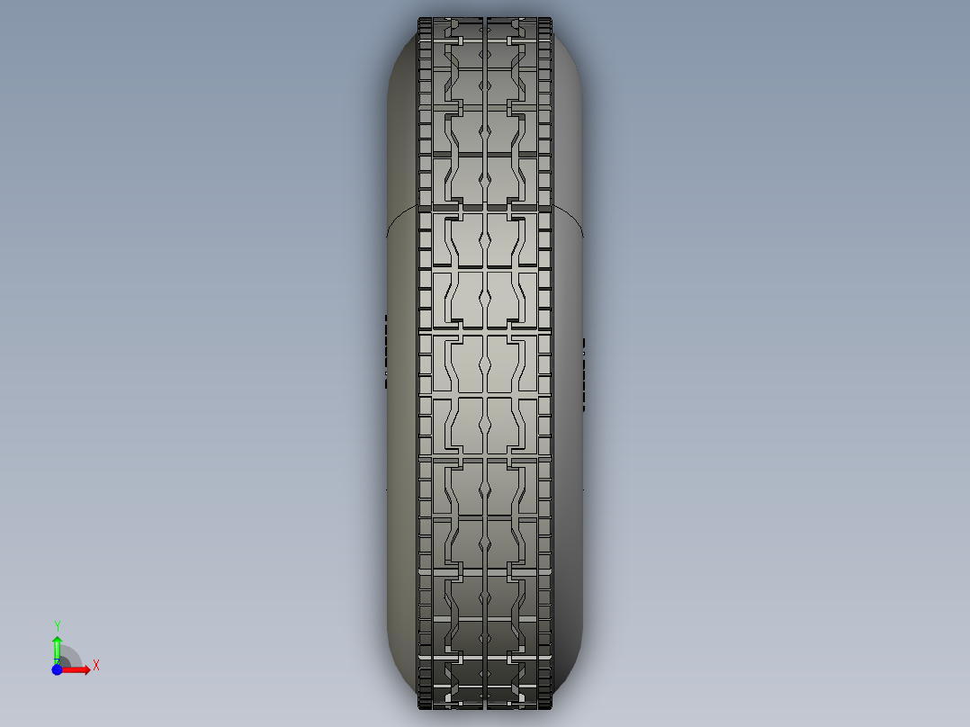 whell 12R22.5车轮前视图