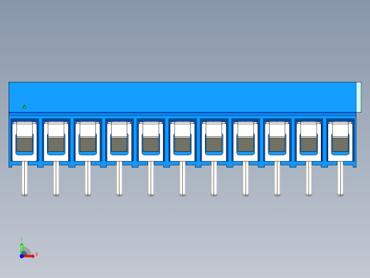 DEGSON DG302 系列 5.0 接线端子-DG302-5.0-11P-12-00AH前视缩略图