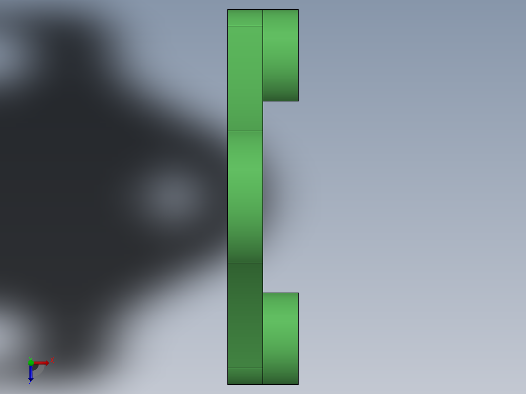 SW建模练习题-exercise 139俯视图