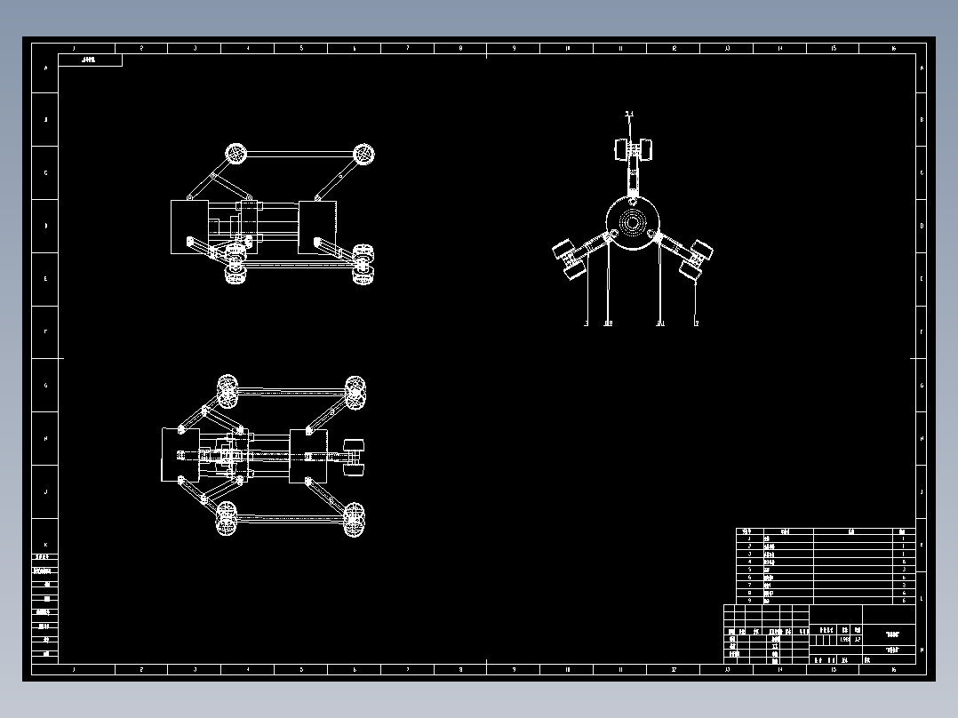 管道机器人（CAD+说明书）