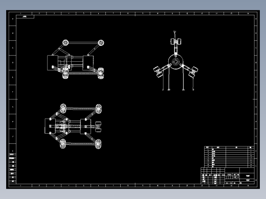 管道机器人（CAD+说明书）