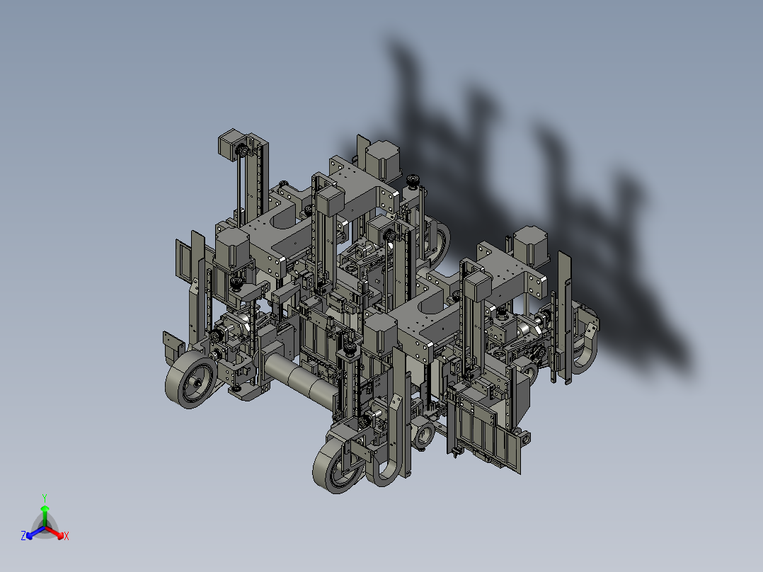 机械动力四轮车