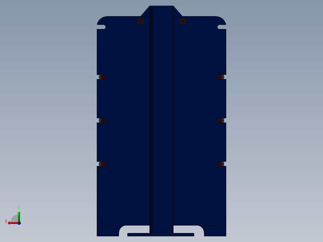 MGS-16板式换热片后视图