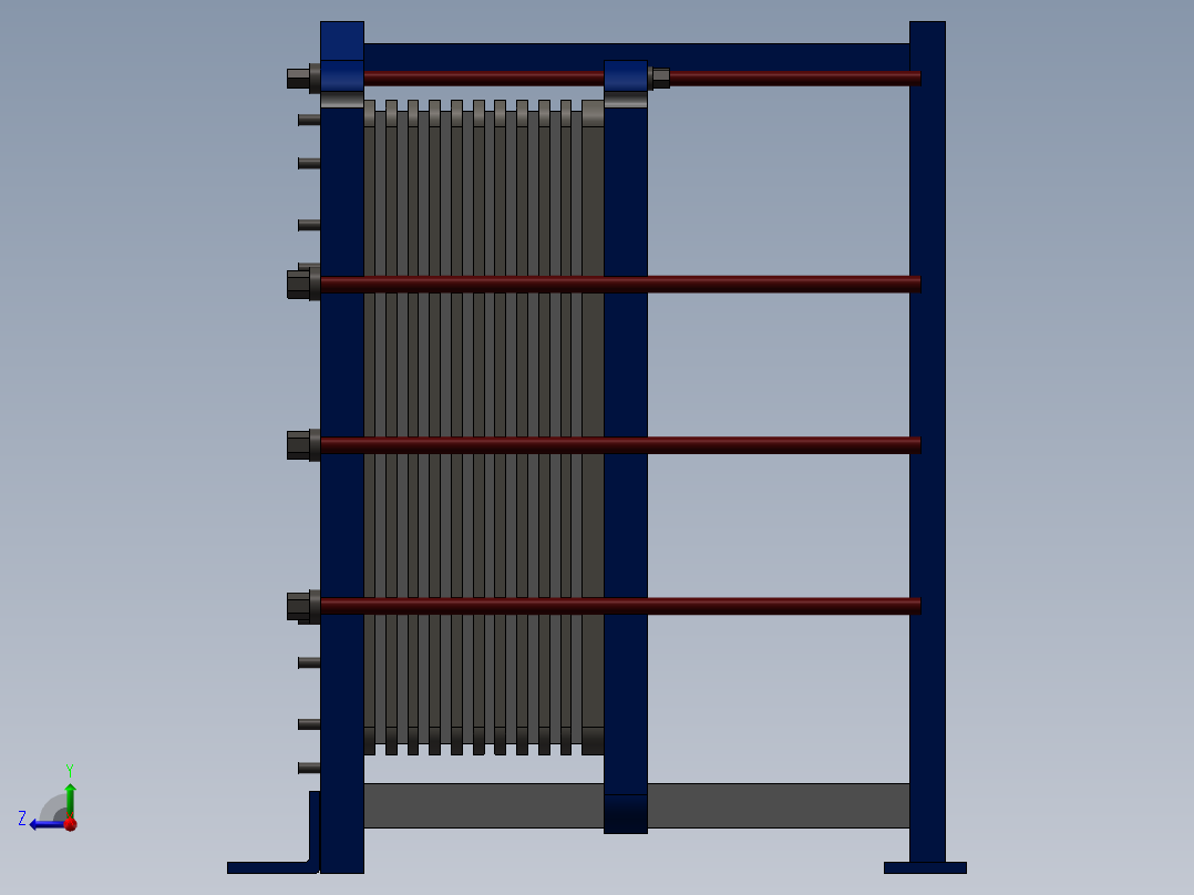 MGS-16板式换热片右视图