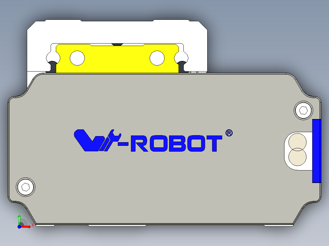 威洛博小滑台-LES25-L8-S150-BL前视图