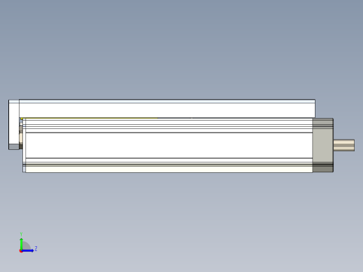 威洛博小滑台-LES25-L8-S150-BL左视缩略图