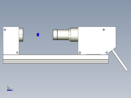 基恩士LS-7010M_kc图纸模型左视缩略图