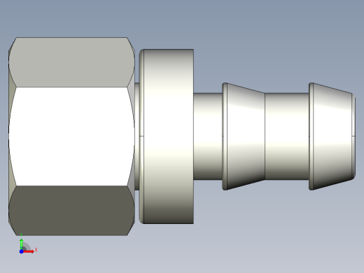 软管与硬管连接用工业通用接头0132_10_60前视缩略图
