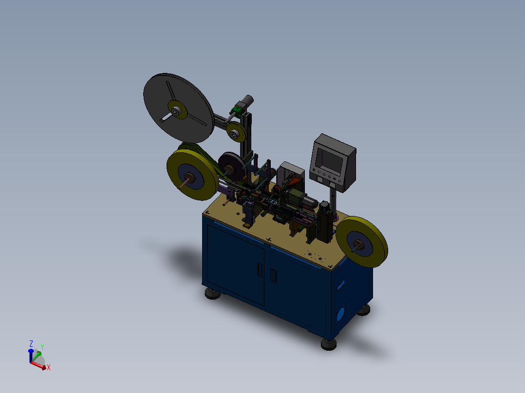 端子裁切载带包装机