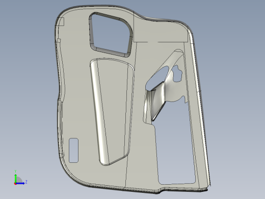 车门内饰--stp左视缩略图