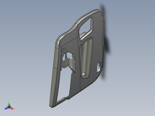 车门内饰--stp正等轴测缩略图