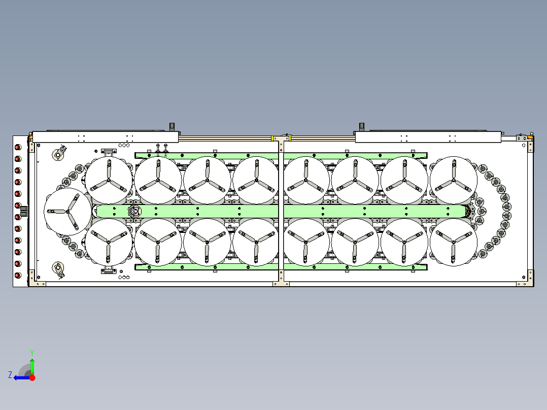 环形料仓右视图