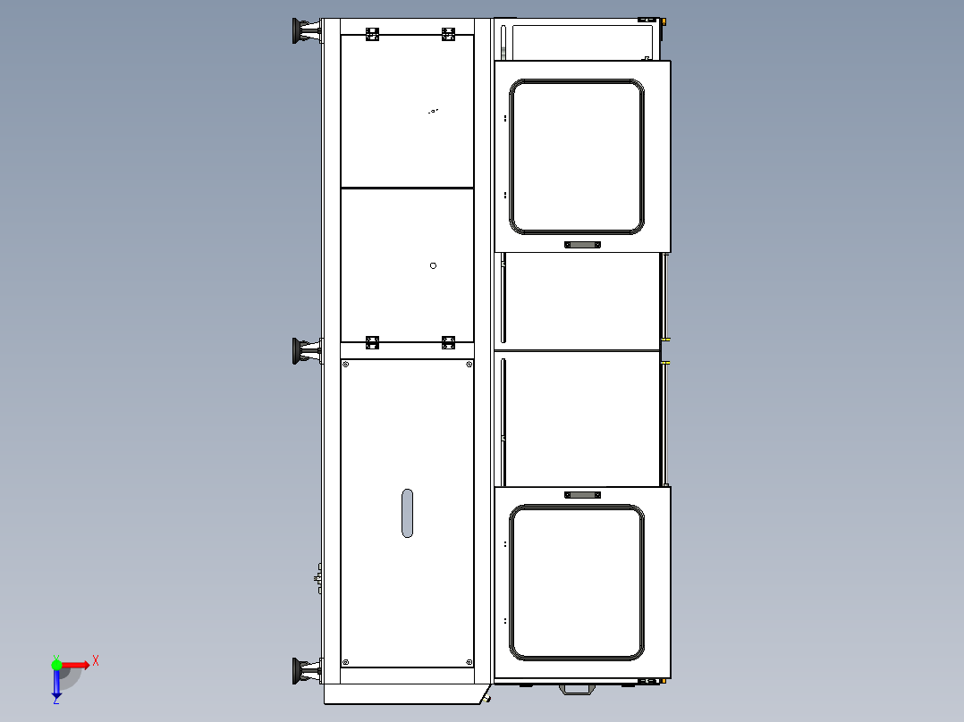 环形料仓俯视图