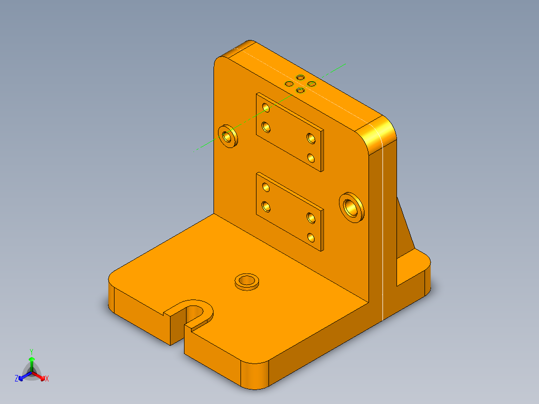 支座钻孔夹具（CAD图+UG三维）