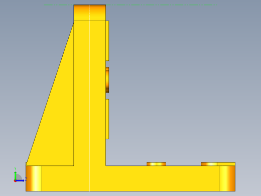 支座钻孔夹具（CAD图+UG三维）左视缩略图