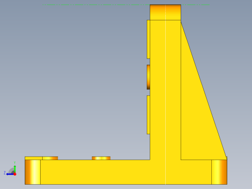 支座钻孔夹具（CAD图+UG三维）右视缩略图