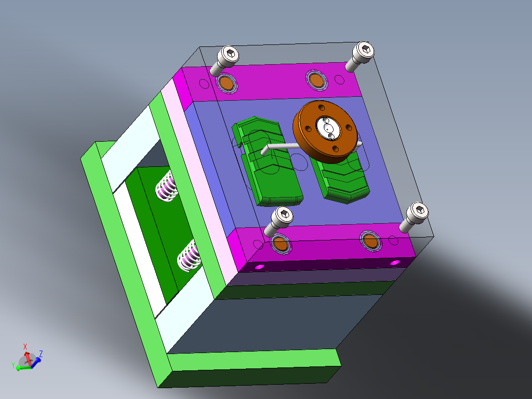 Q430-线路板外壳注塑模具设计【三维SolidWorks】