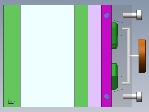 Q430-线路板外壳注塑模具设计【三维SolidWorks】左视缩略图