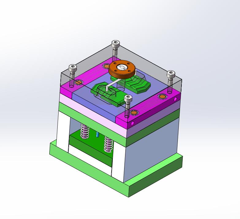 Q430-线路板外壳注塑模具设计【三维SolidWorks】