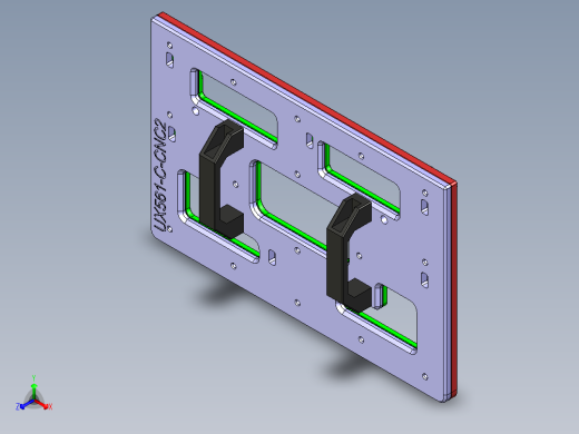 UX561-C-CNC2-盖板-180725正等轴测缩略图