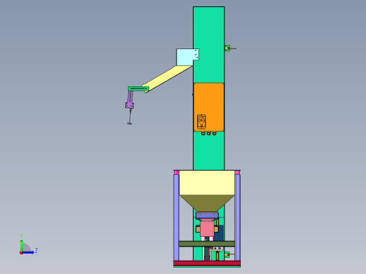 往复提升式螺丝排列机左视缩略图