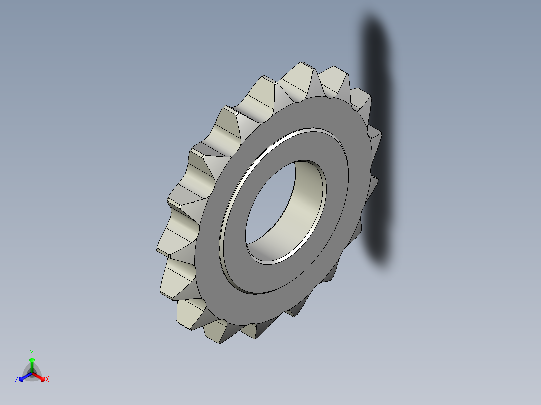 链轮-Sprocket_17-30-50-12_11-0正等轴测图