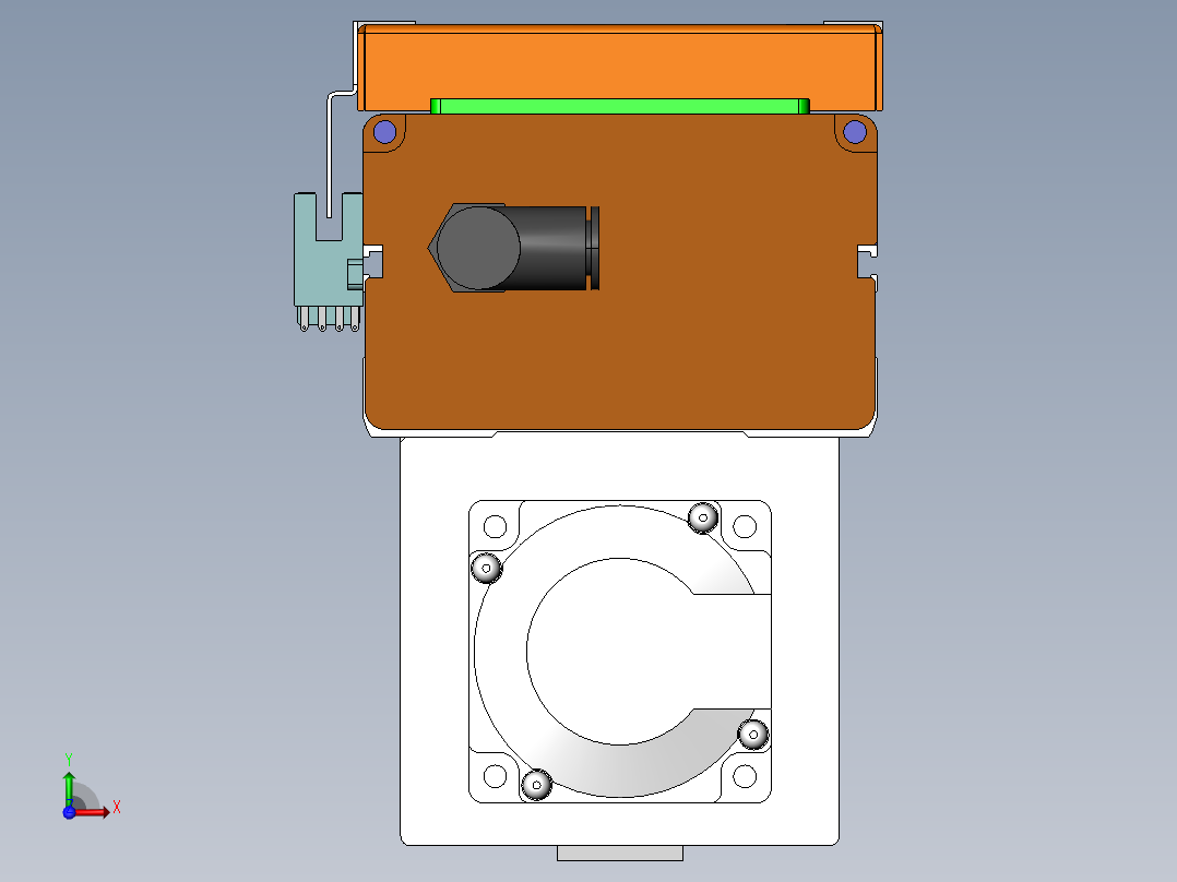 MCH丝杆全封闭MCH12-BM-200W前视图