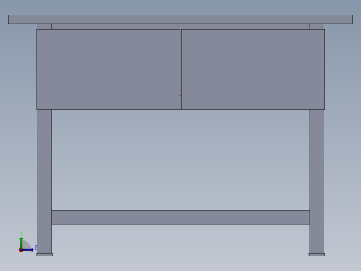 钳工台左视缩略图