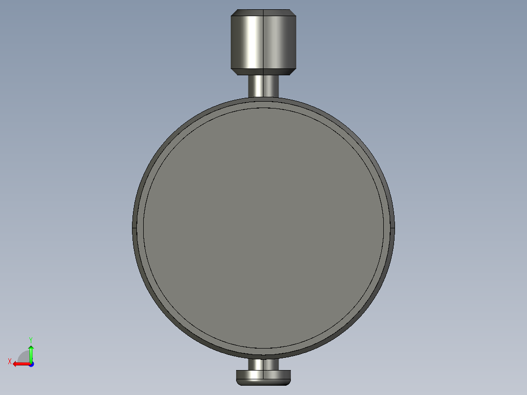 基恩士CA-LS4_kc图纸模型后视图