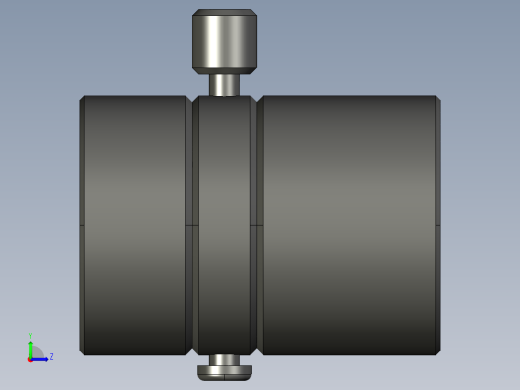 基恩士CA-LS4_kc图纸模型左视缩略图