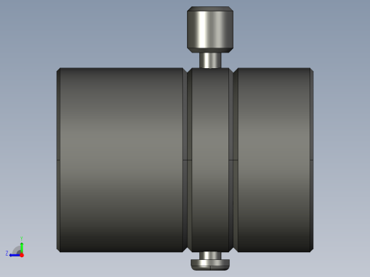 基恩士CA-LS4_kc图纸模型右视缩略图