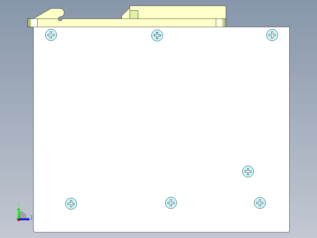 电源240瓦24伏10A左视图